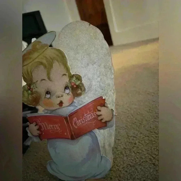 Angel Vintage Christmas Card - Picture 3 of 5